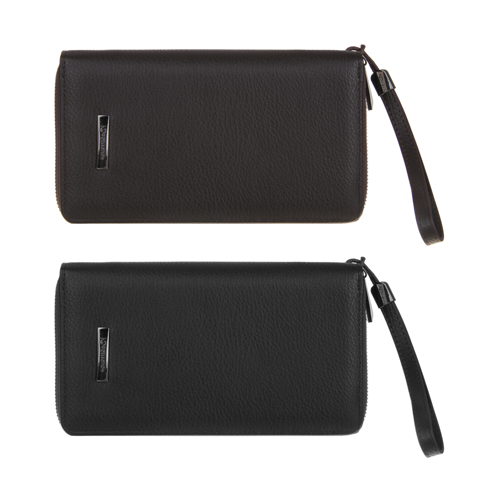 YL Purse-purse with zipper, PU, ​​12.5x21cm, 2 colors, BM23-01