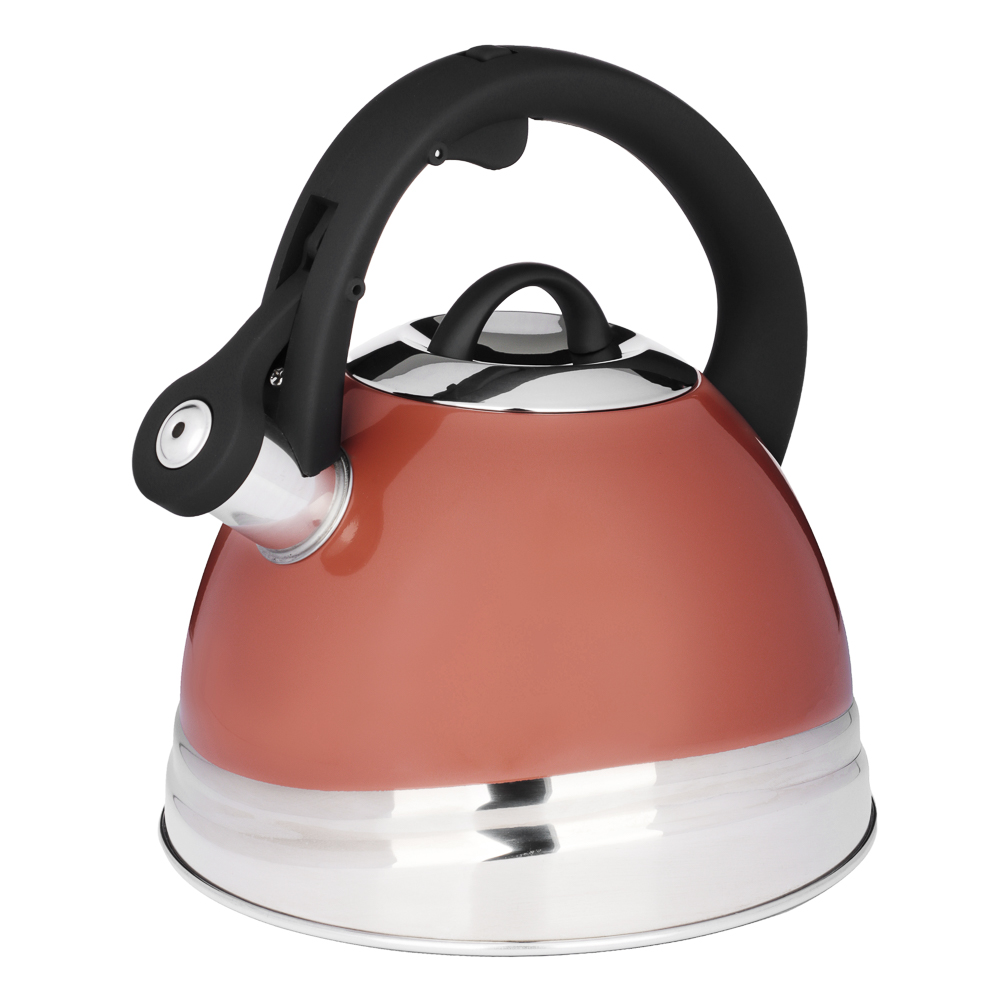 VETTA Steel kettle 2.7l "Mitri", terracotta, induction