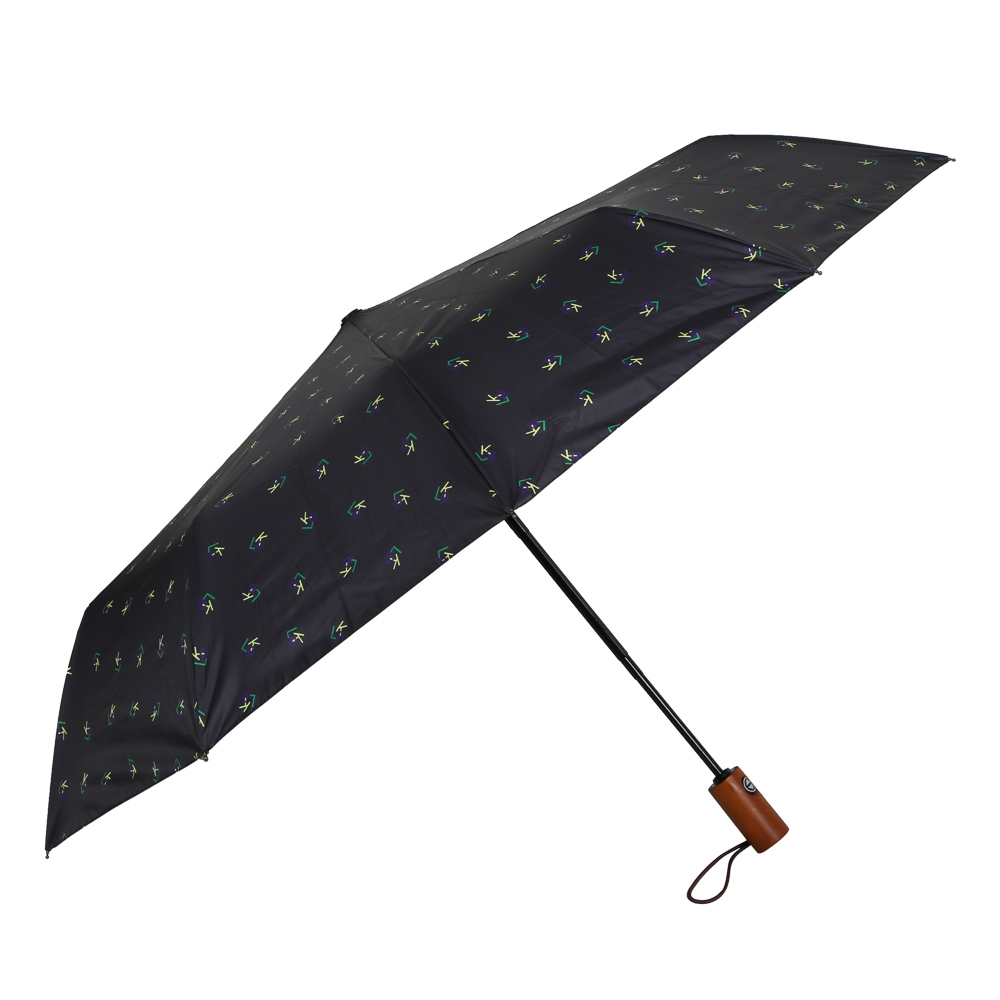 KIRYA Automatic umbrella, alloy, wood, polyester, 58cm, 10 spokes