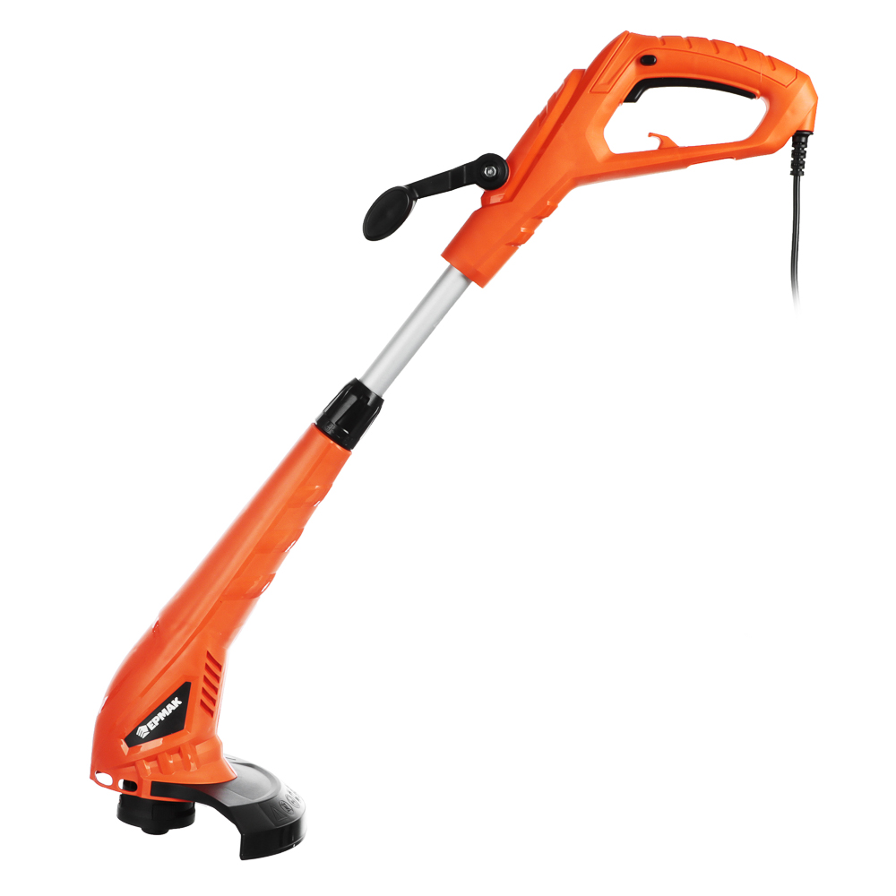 ERMAK Electric trimmer, 350 Watt braid, removable spool with 1.2 mm fishing line, processing width 220 cm, dismountable