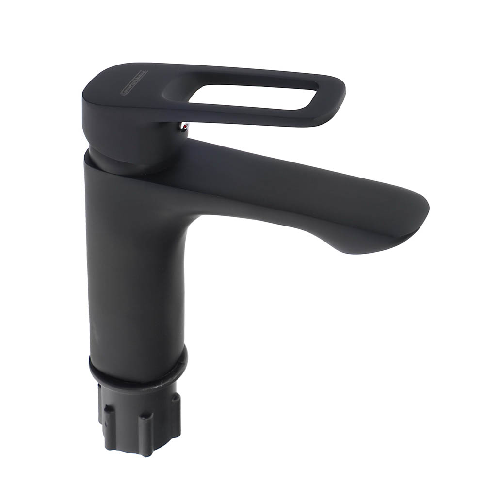 SoyuzCrane Sink mixer, ceramic. cartridge 35mm, black, zinc, SК02-M137