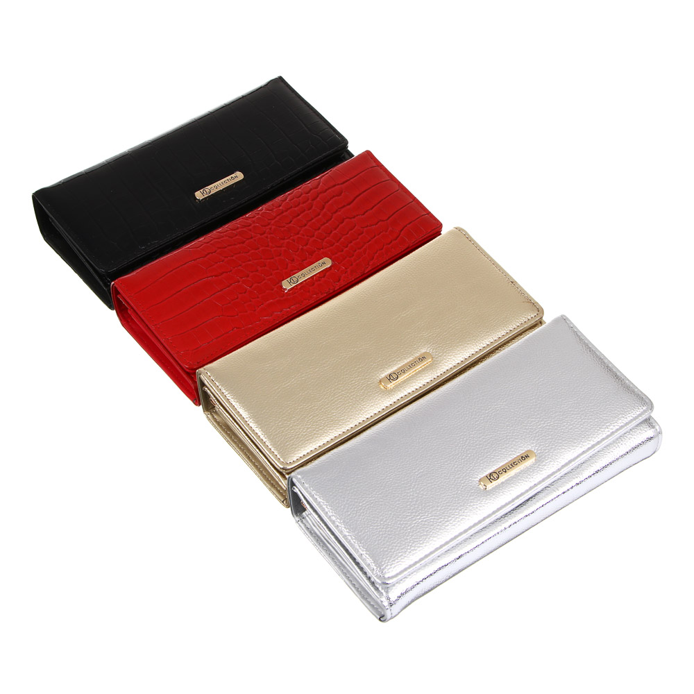 YL Wallet with compartment for cards, bills, coins, PU, ​​18.5x9cm, 2 designs, KZh23-20