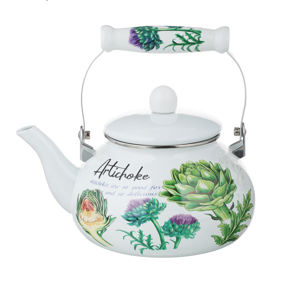 VETTA Artichoke Enameled teapot 2.5l, induction