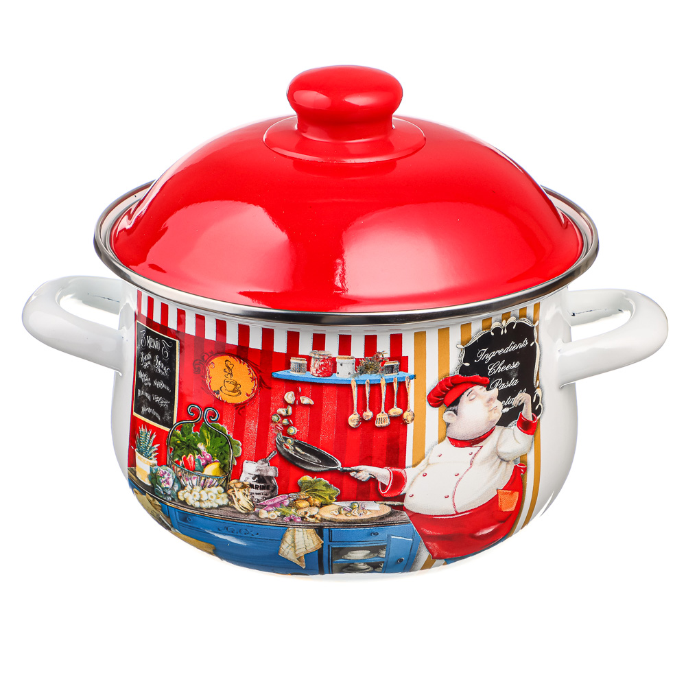 VETTA Cook Enameled pan, 22cm, 3.6l, induction