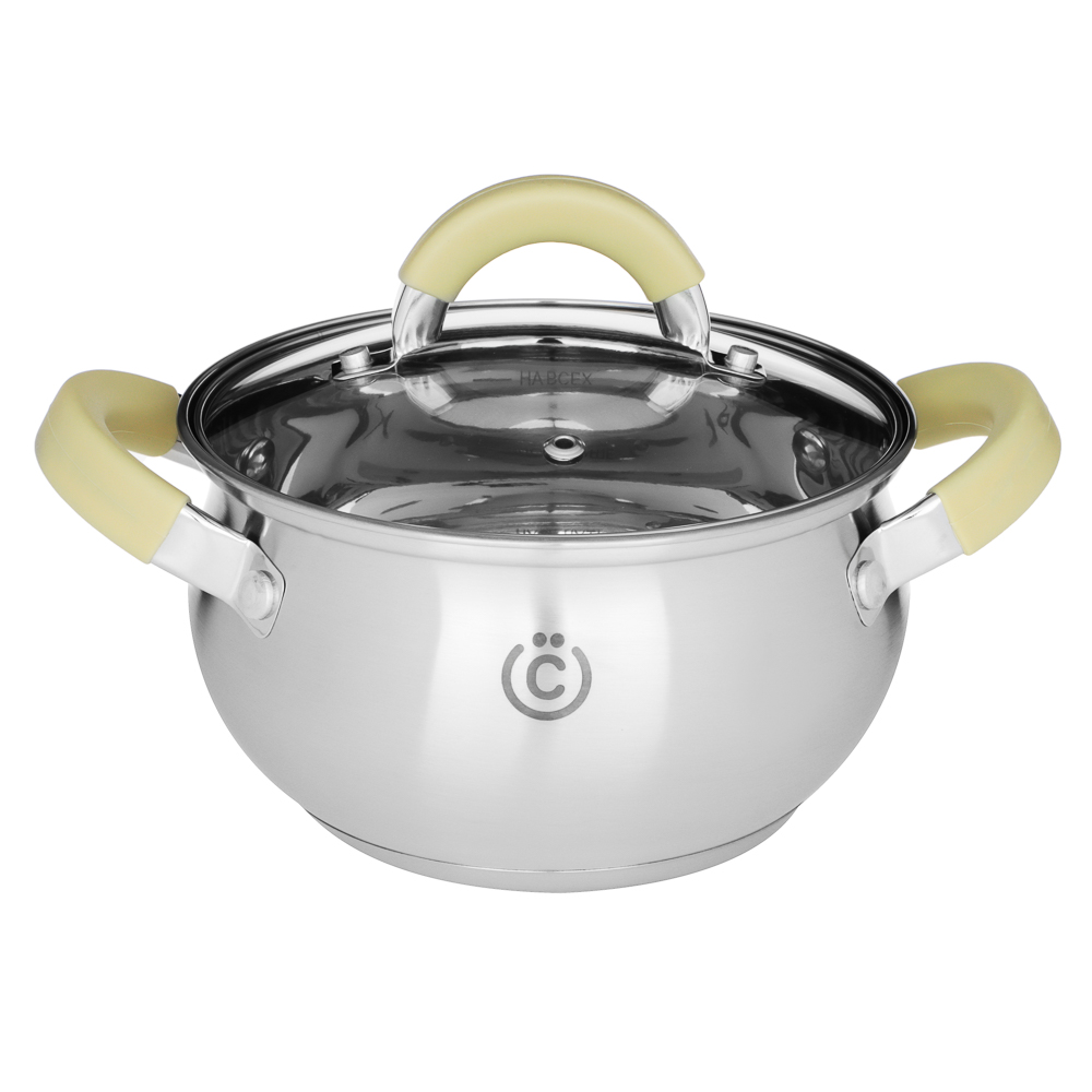 VSEGAZIN Catania Pan 16x9.5cm. 2.0l. from glass lid, induction