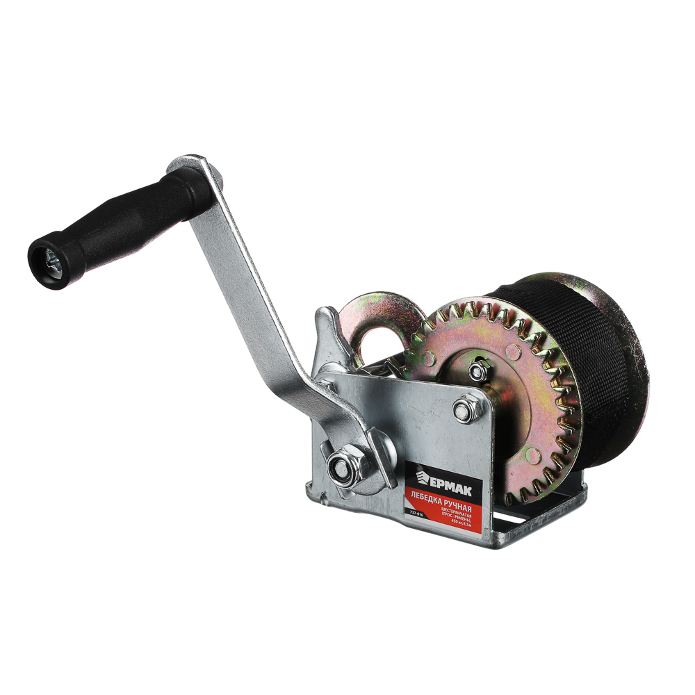 ERMAK Manual gear winch (cable - belt) 450kg, 8.5m