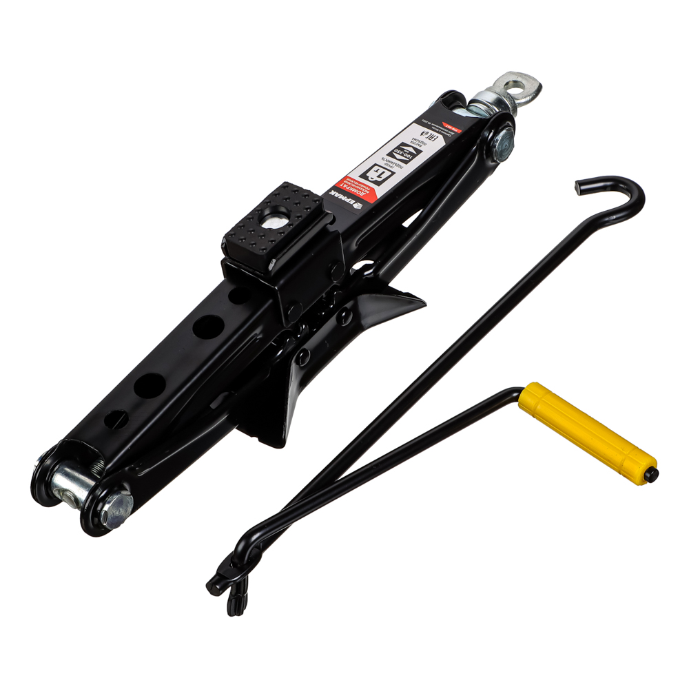 ERMAK Mechanical jack, rhombic 1.0t, lifting height 100-350mm, rubber pad