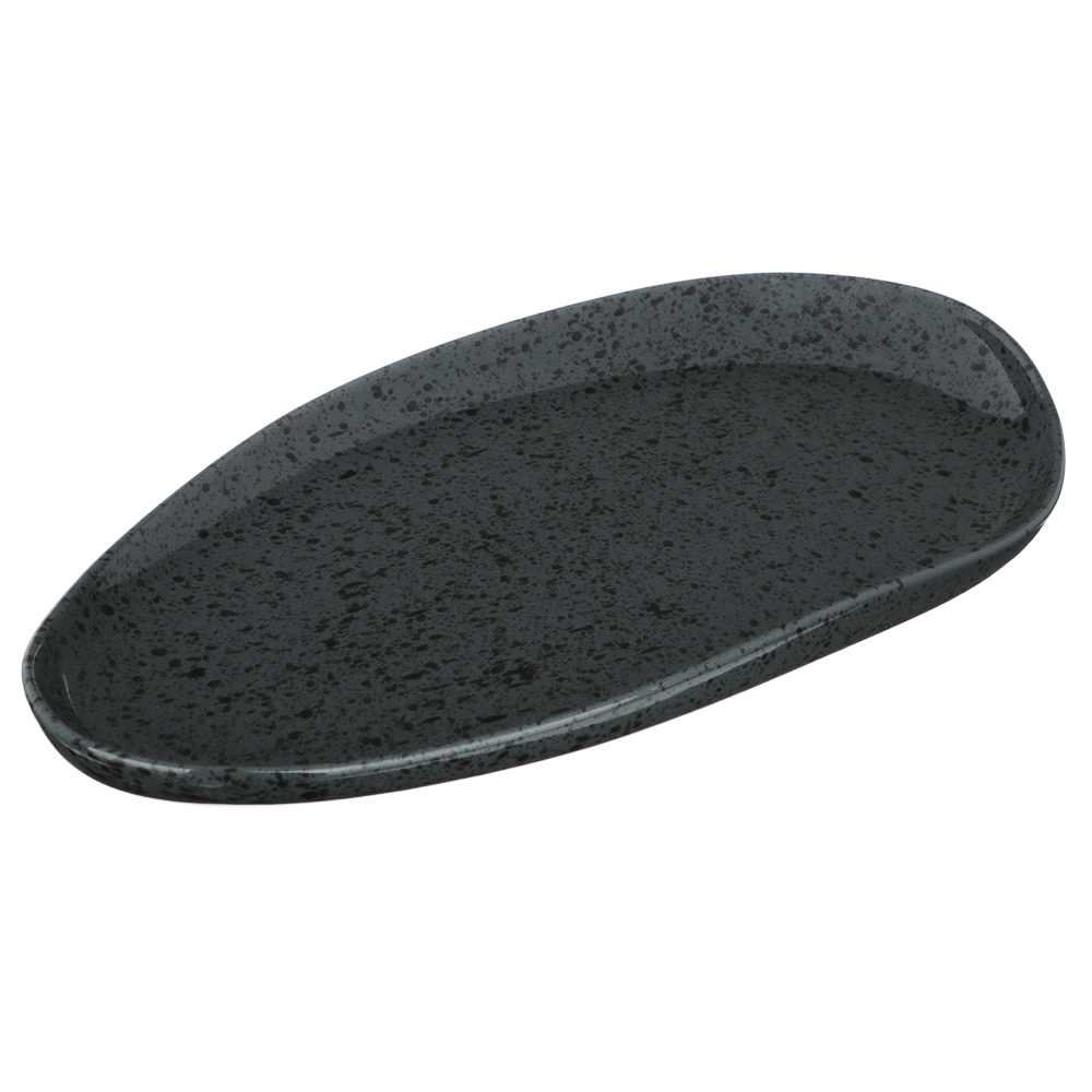 Ivlev Chef Onyx Oval dish, 36x21x3.5cm, porcelain