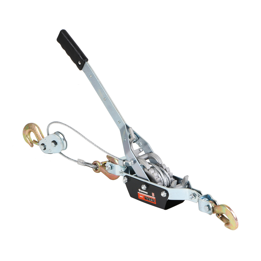 ERMAK Manual lever winch X-Pro 2t, 3 hooks