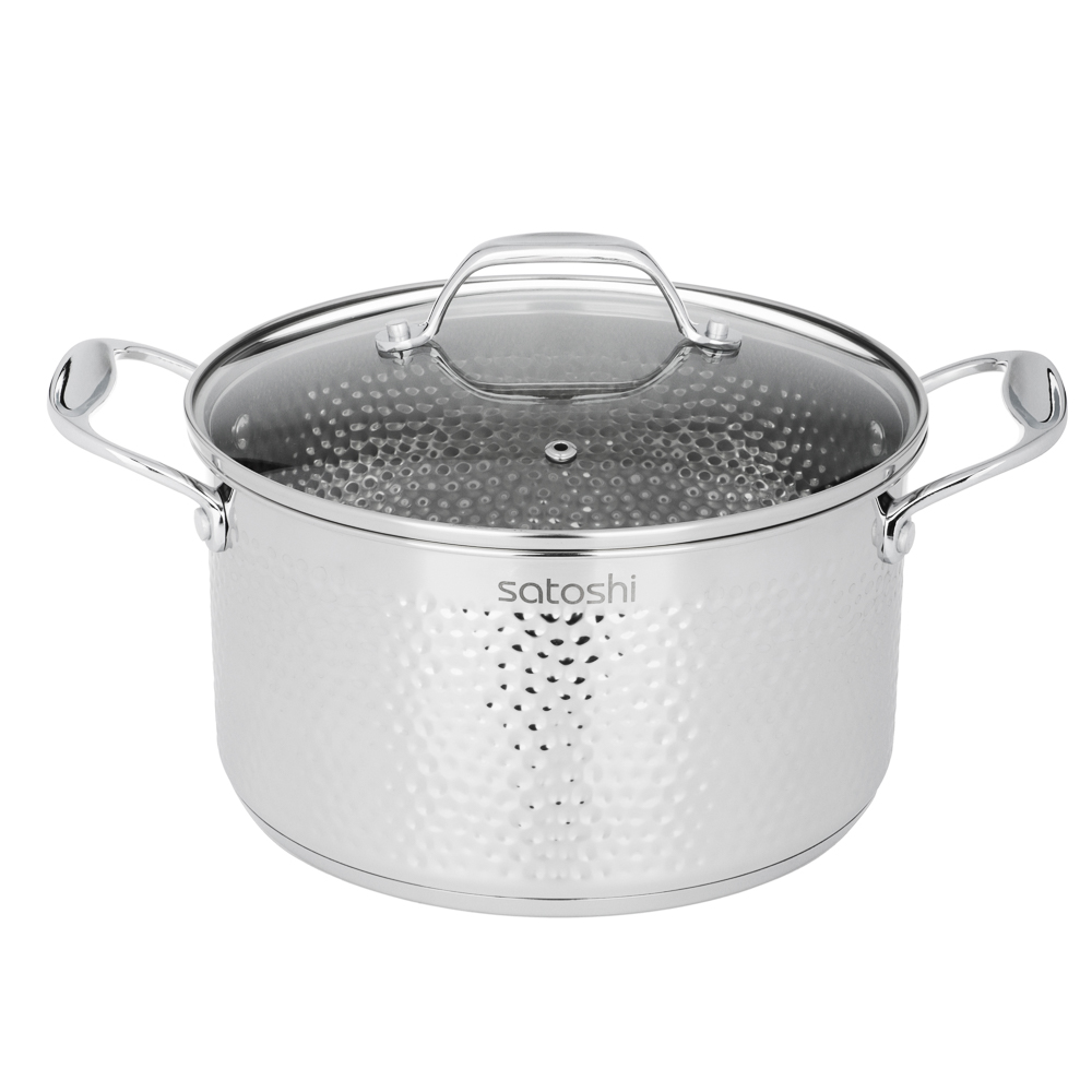 SATOSHI Arzon Pan 22x12.5cm. 4.5l. from glass lid, induction