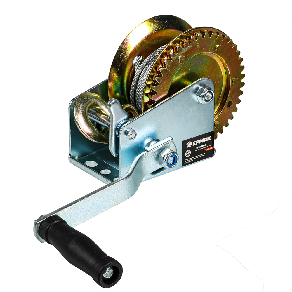 ERMAK Manual gear winch TRT 1101C (metal cable) 450 kg, cable length 10 m