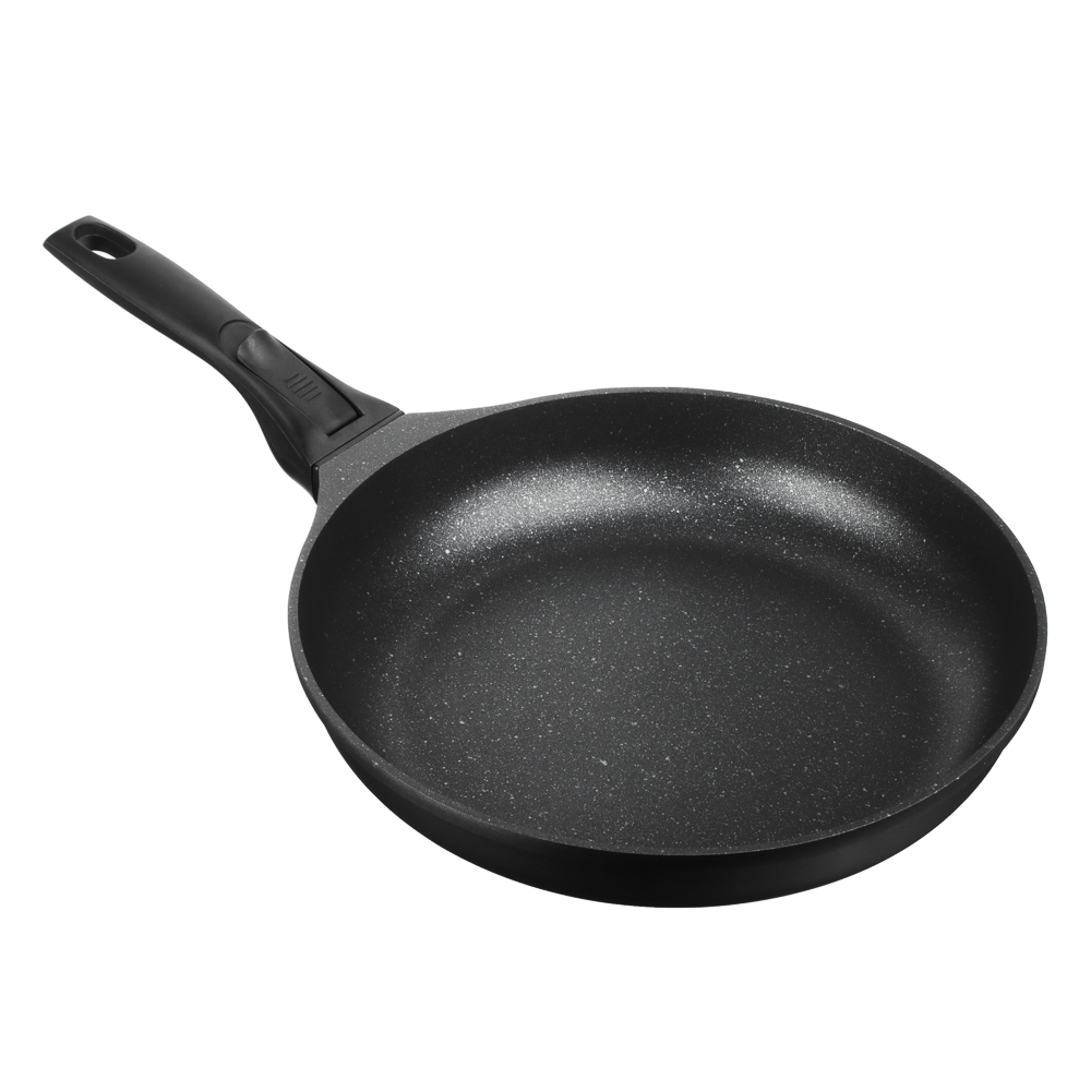 BY COLLECTION Cast frying pan, d=28cm, non-stick marble coating, induction, removable handle