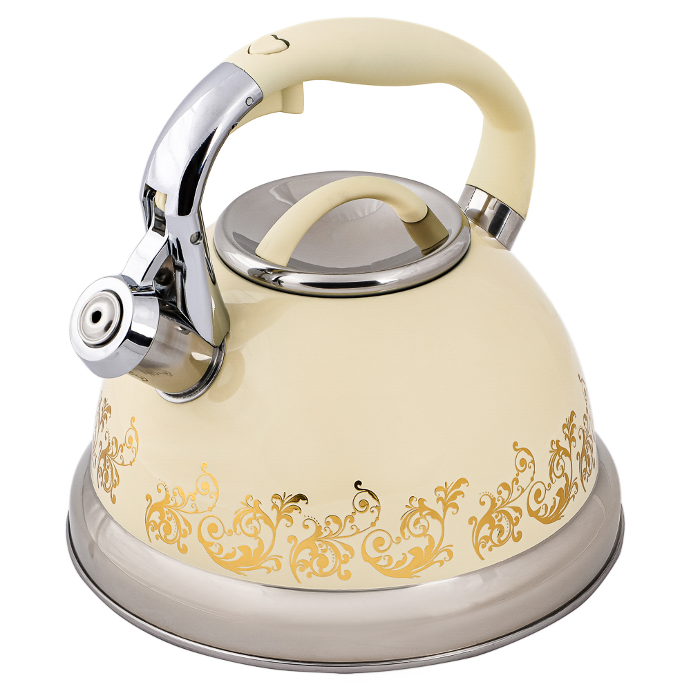 VETTA Steel kettle 3.0l "Golden ligature", induction