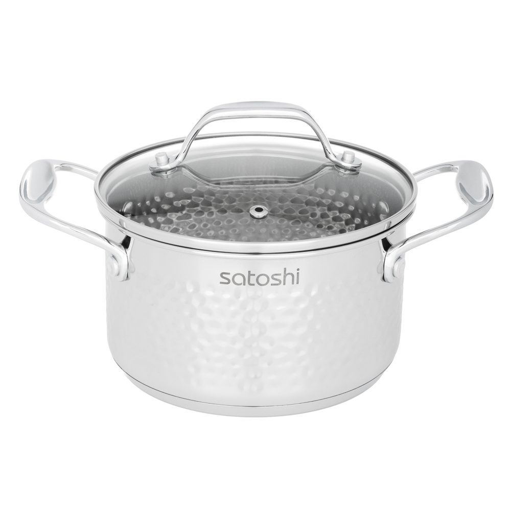 SATOSHI Arzon Pan 16x9.5cm. 1.8l. from glass lid, induction