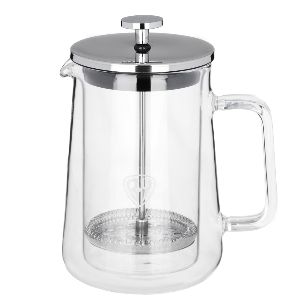 BY COLLECTION French press 600ml, heat-resistant glass, double walls