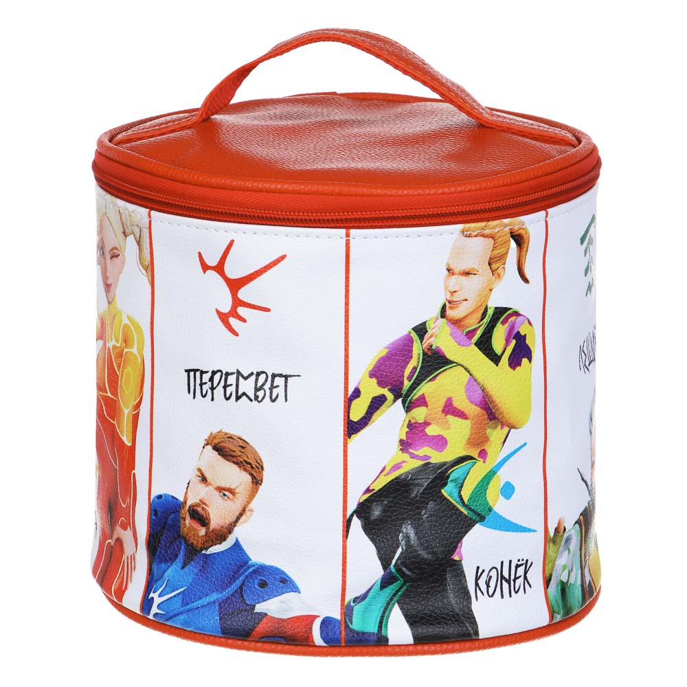 BY Russian Superheroes Set of artistic markers, 96 colors, 2-sided. (bevel 6mm+tassel 0.5mm), PU cover