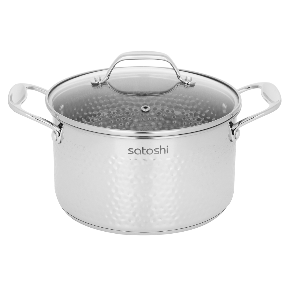 SATOSHI Arzon Pan 20x11.5cm. 3.4l. from glass lid, induction