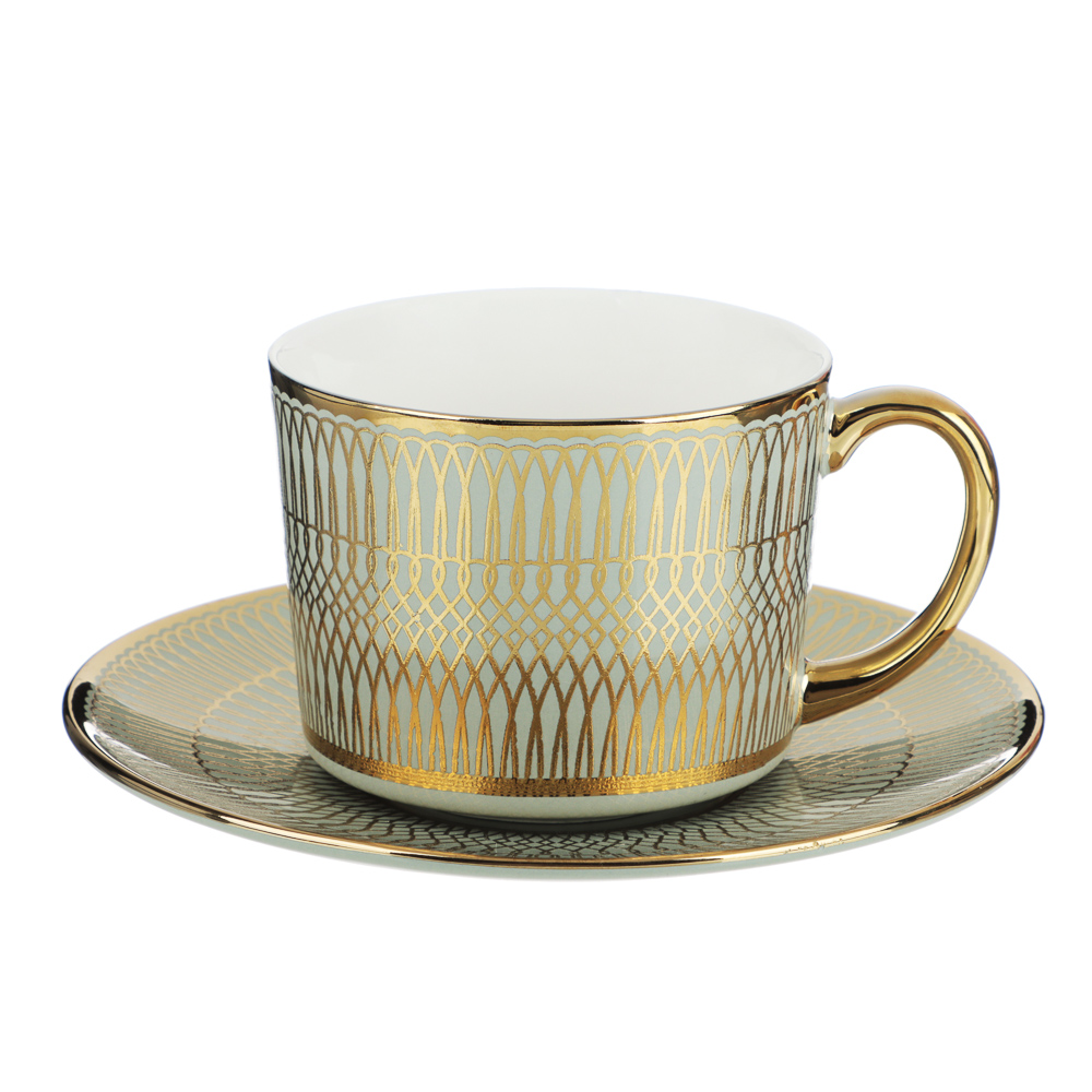 MILLIMI Byzantium gray Tea set 4 ave., 230ml, 15cm, porcelain