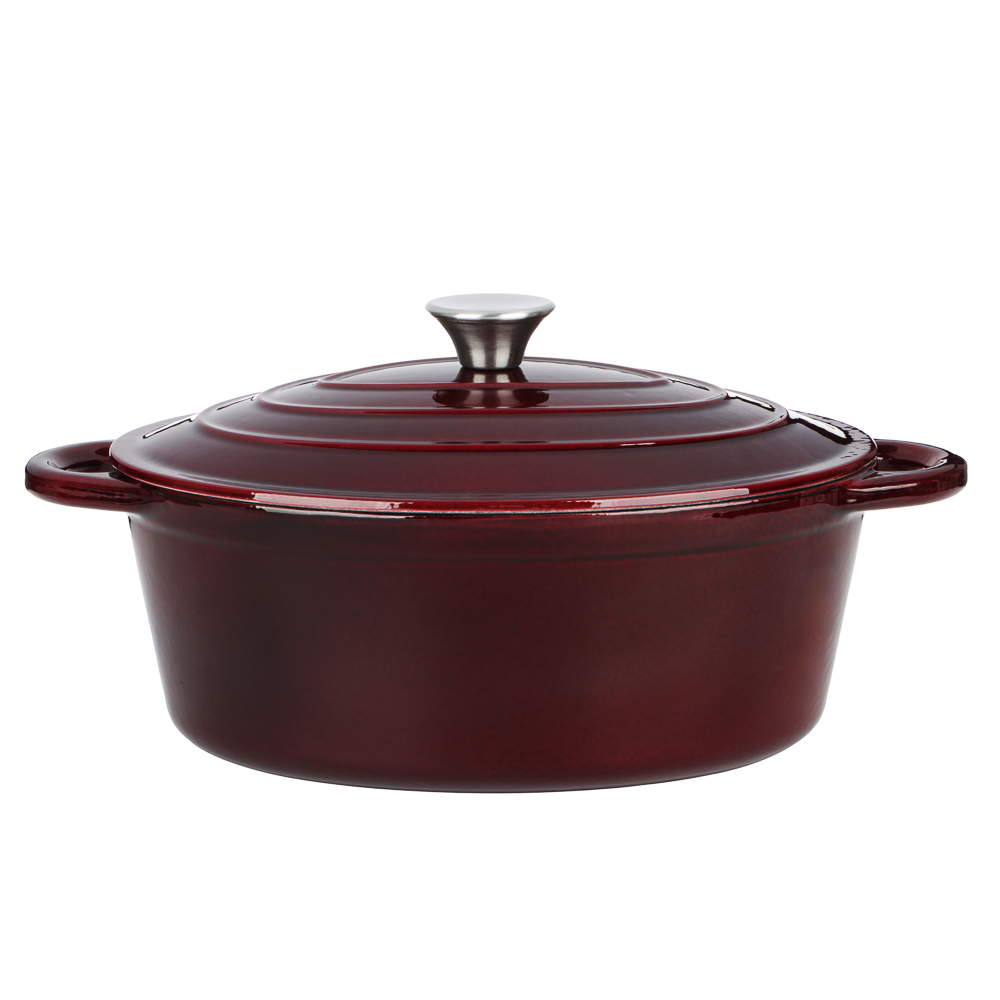 BY COLLECTION Duckpot with lid, cast iron with enamel coating, 30x11.5cm, 4.5l