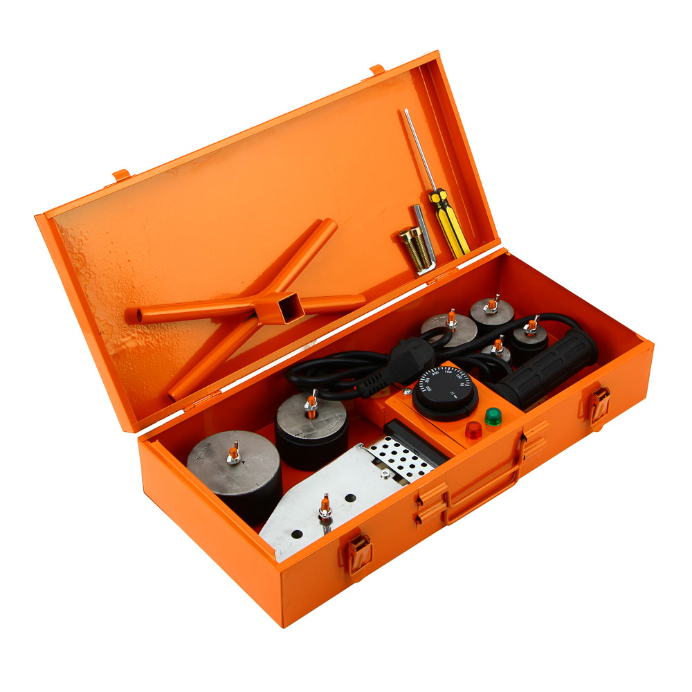 ERMAK Machine for welding plastic. pipes ASP-800, 800 W, 50-300 C, 6 nozzles, 20-63 mm, case.