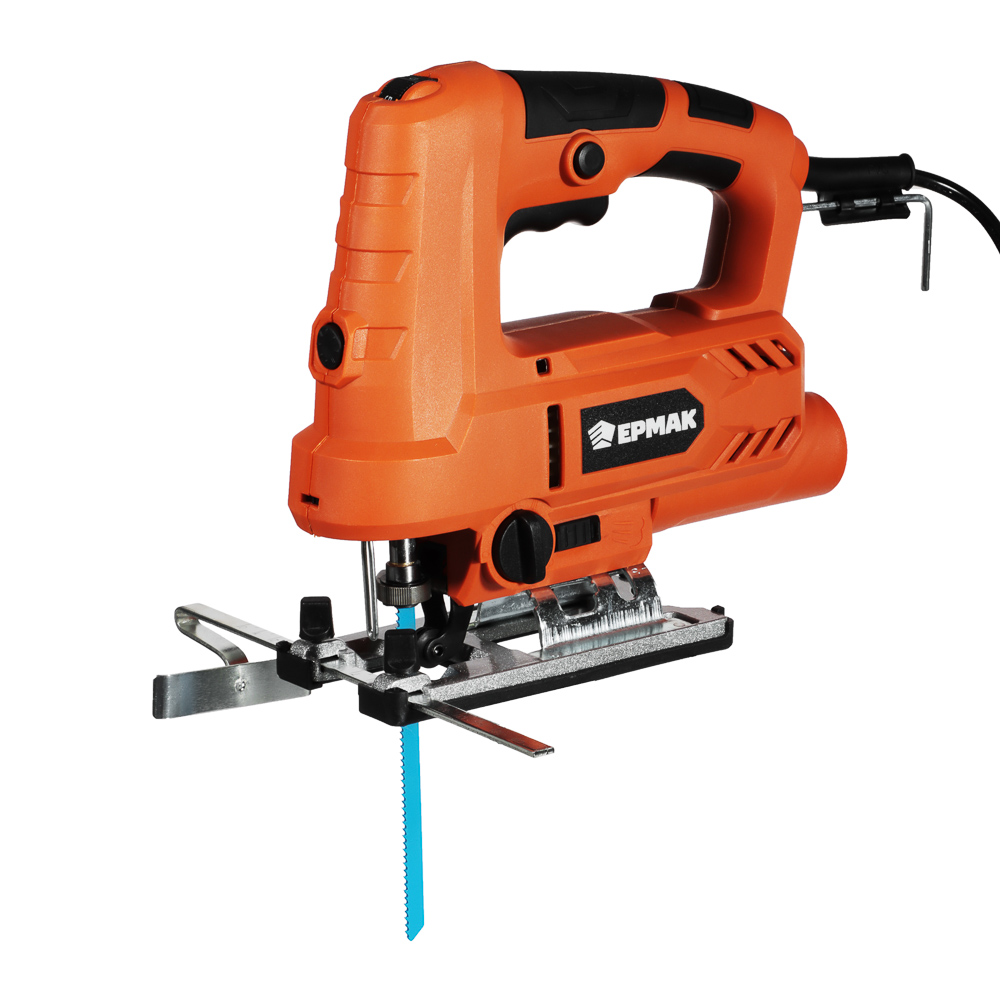 ERMAK Jigsaw electric. LE-900 W, without chuck, adjustable speed, 0-3000 strokes/min, pendulum stroke, laser, cut 10cm