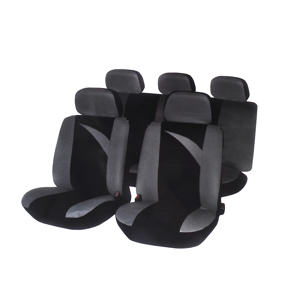 NG Car covers 9 ave., polyester, Delta, 3 zippers. in the back, black/gray