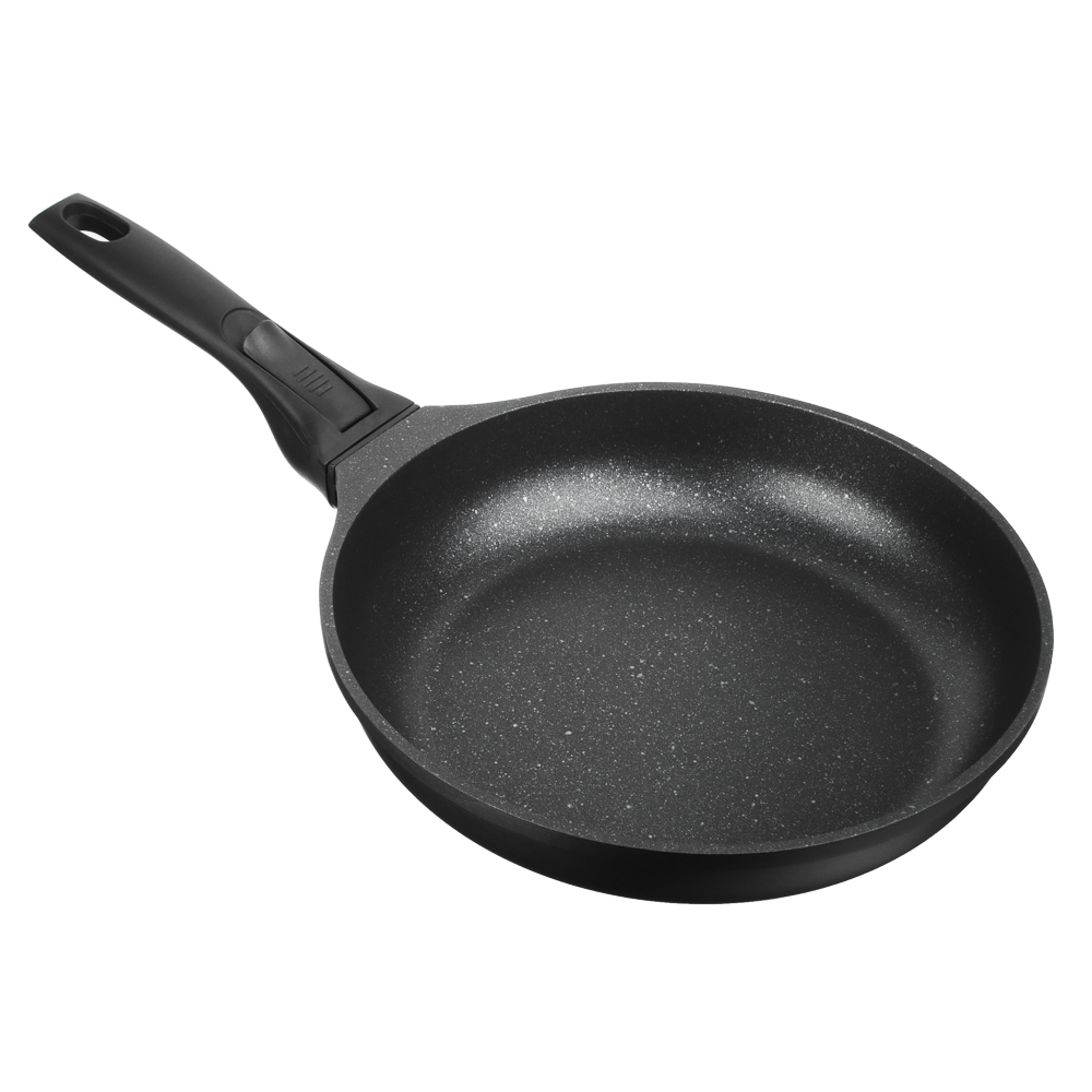 BY COLLECTION Cast frying pan, d=26cm, non-stick marble coating, induction, removable handle