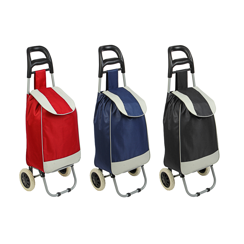 VETTA Trolley + bag, up to 30kg, 36x26x95cm, 28l, canvas, EVA wheels d16cm