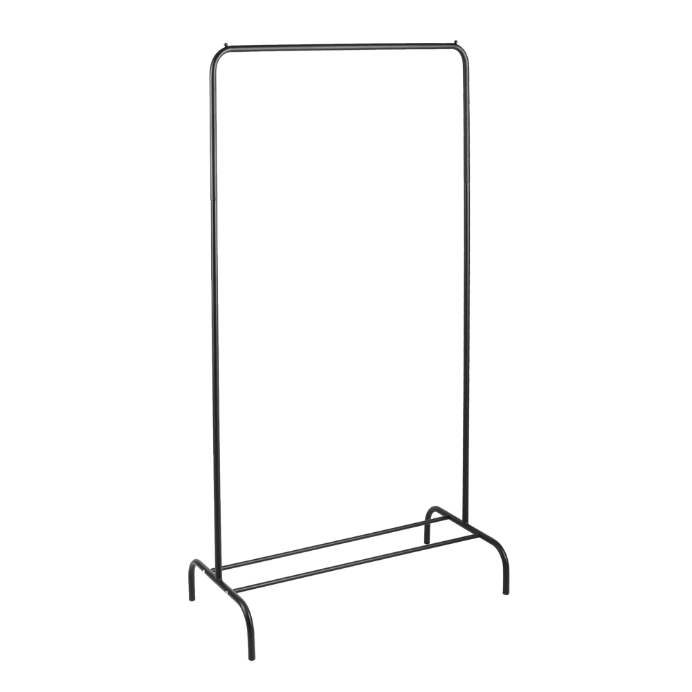 Wardrobe hanger 380x800x1490mm, black, VG02