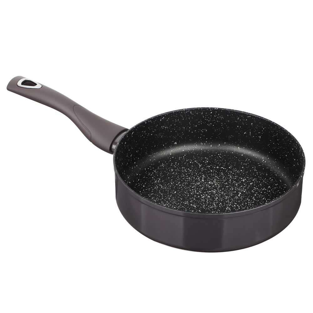 SATOSHI Valcourt Deep cast frying pan d=24cm, non-stick marble coating, induction