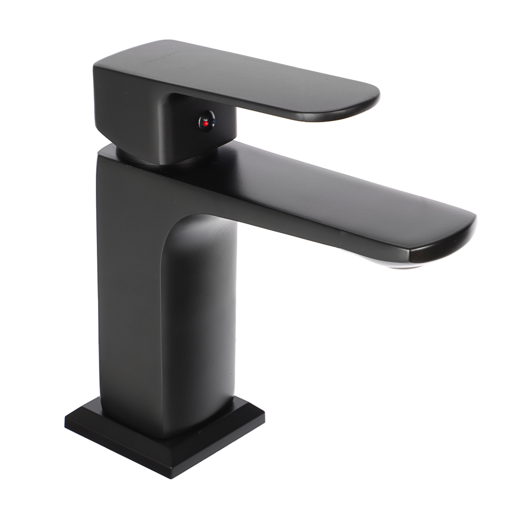 SoyuzCrane Sink mixer, ceramic. cartridge 35mm, black, zinc, SК02-M105