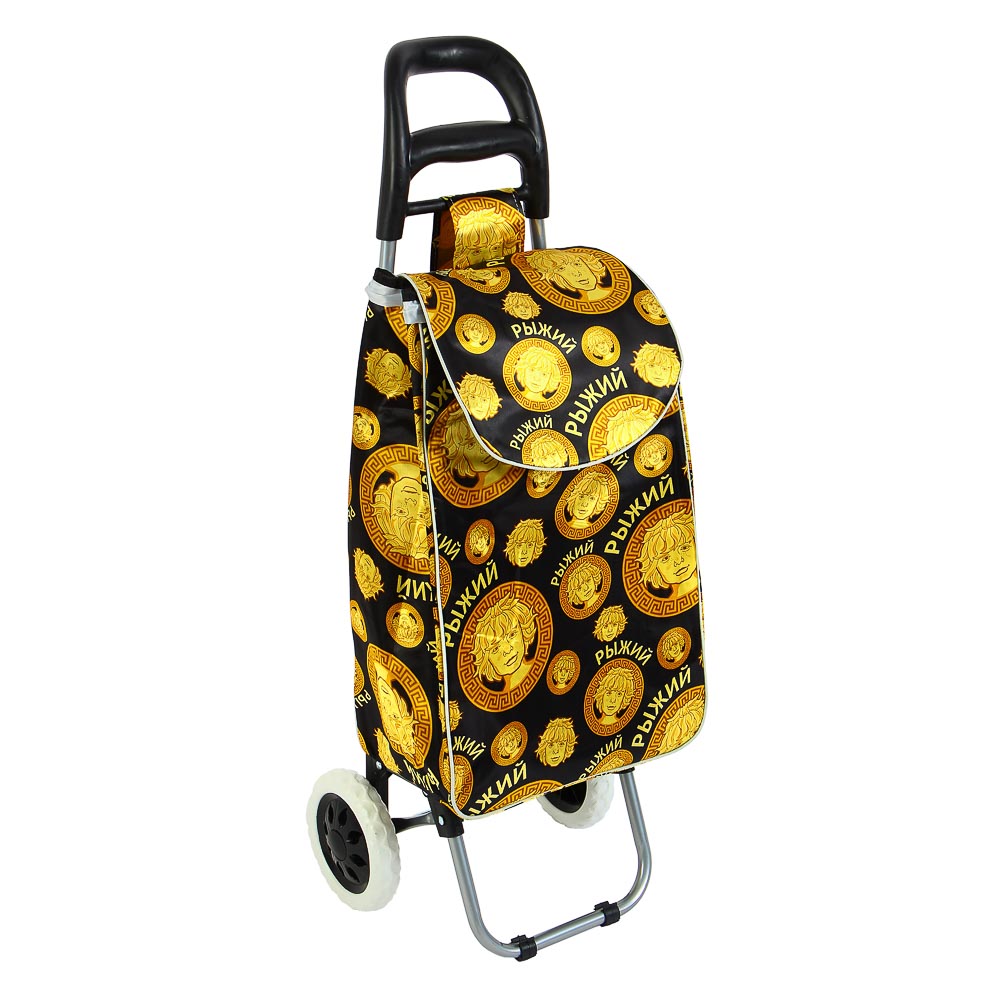 RED Trolley + bag, up to 30kg, 33x94x28cm, 29l, satin, EVA wheels d16cm