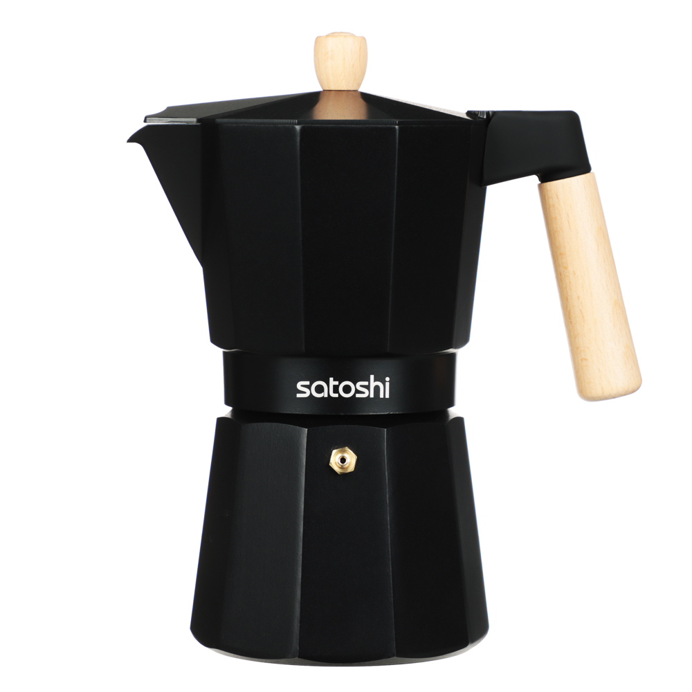 SATOSHI Nera Geyser coffee maker 450ml, 9 cups, aluminum, induction