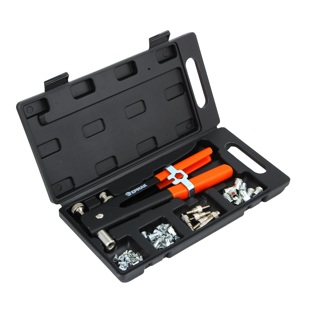 ERMAK Riveter for threaded rivets M3-M8 in a case