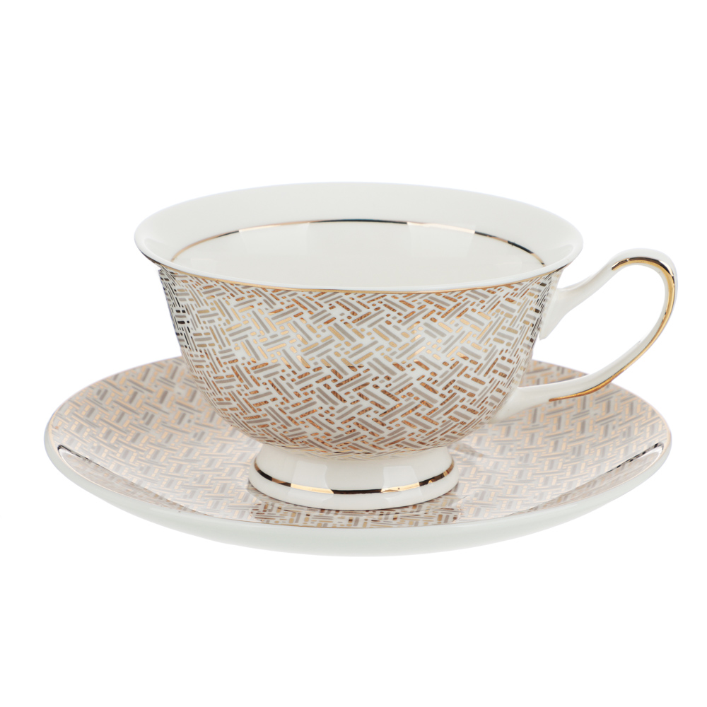 MILLIMI Glamor Tea set 4 av., 220ml, 15cm, bone china