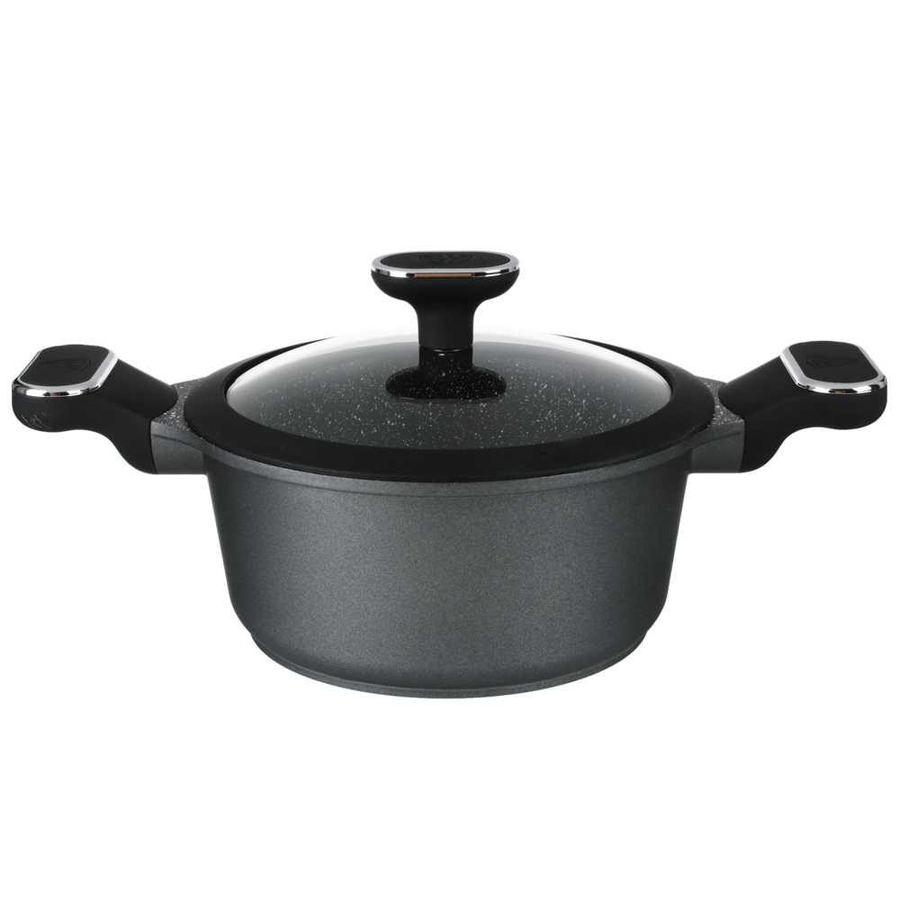 BY COLLECTION Cast pan with lid 2.5 l, d=20cm, non-stick marble coating, induction