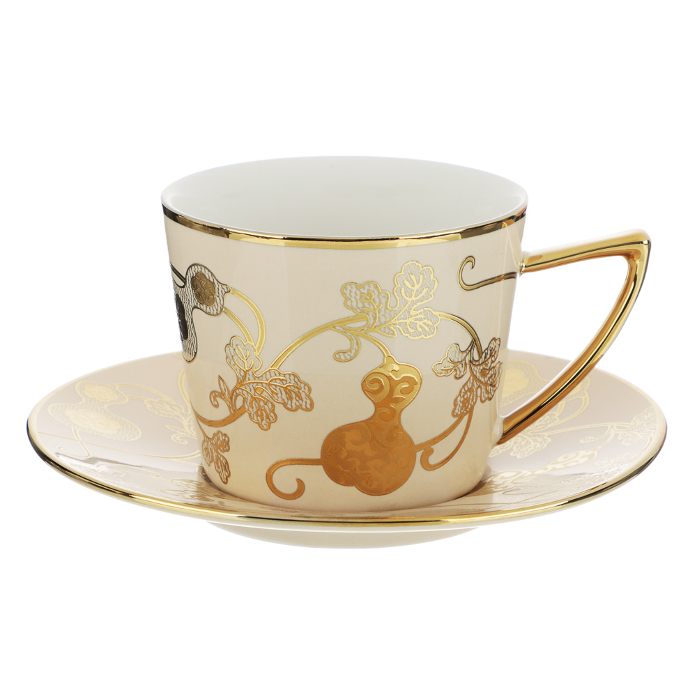 MILLIMI Mirabelle Tea set 4 squares, 240ml, 15cm, porcelain