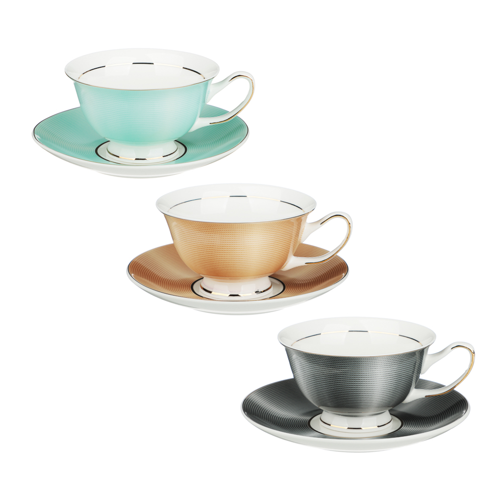 MILLIMI Fantasy Tea Set 12 ave., 220ml, 15cm, bone china