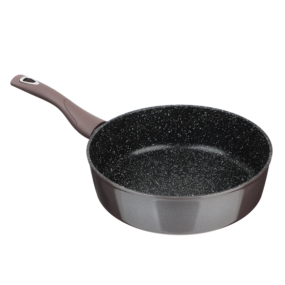SATOSHI Valcourt Deep cast frying pan d=28cm, non-stick marble coating, induction