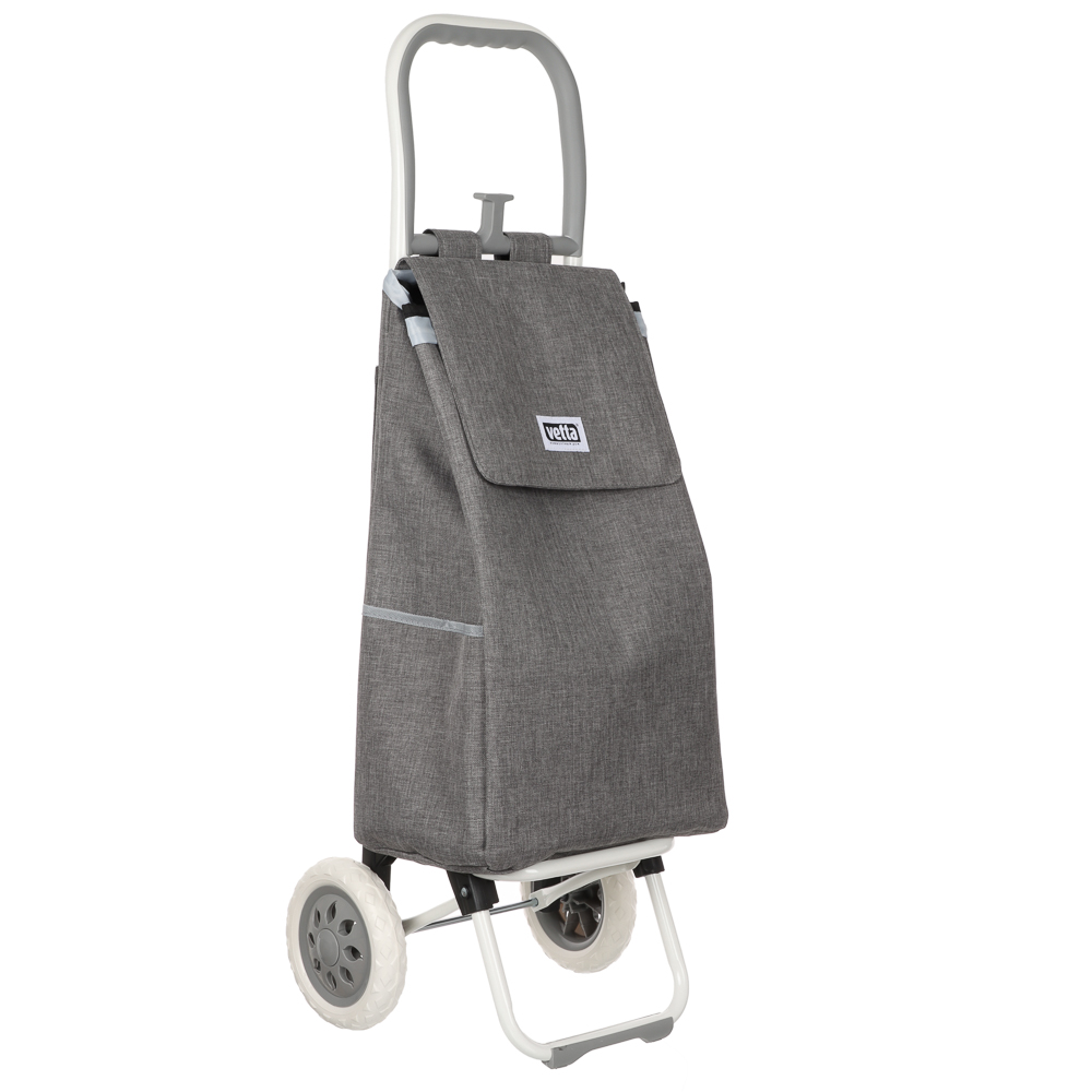 VETTA Shopping bag on wheels PREMIUM, gray