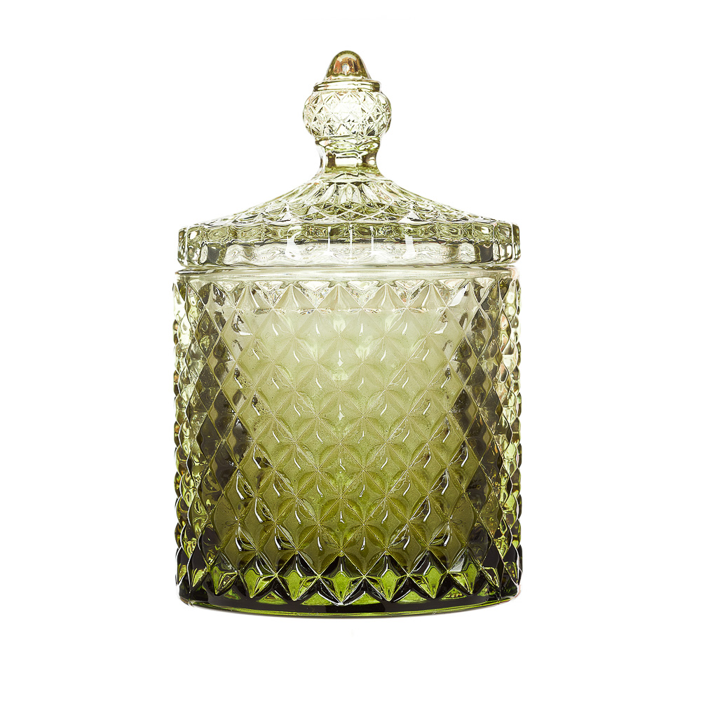 Ivlev Chef Scented candle, 10cm x 12cm, glass, olive