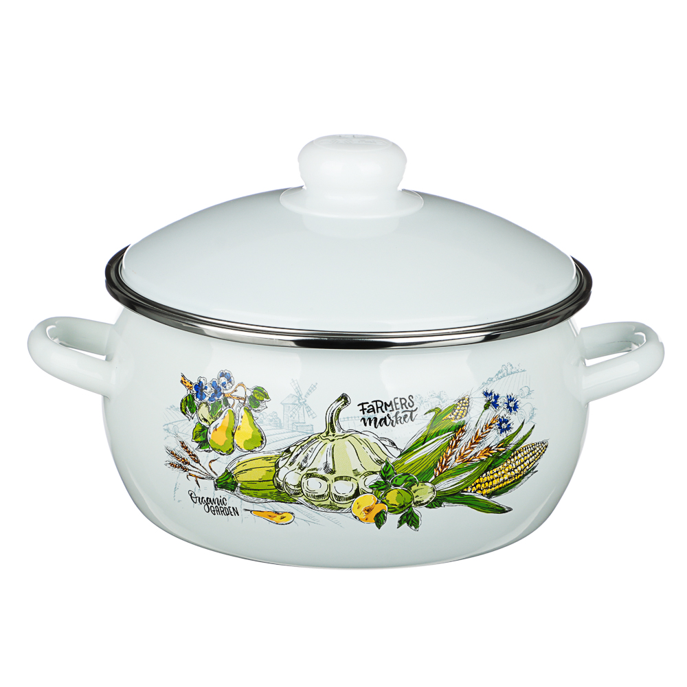 Farm shop Enameled pan 3 l