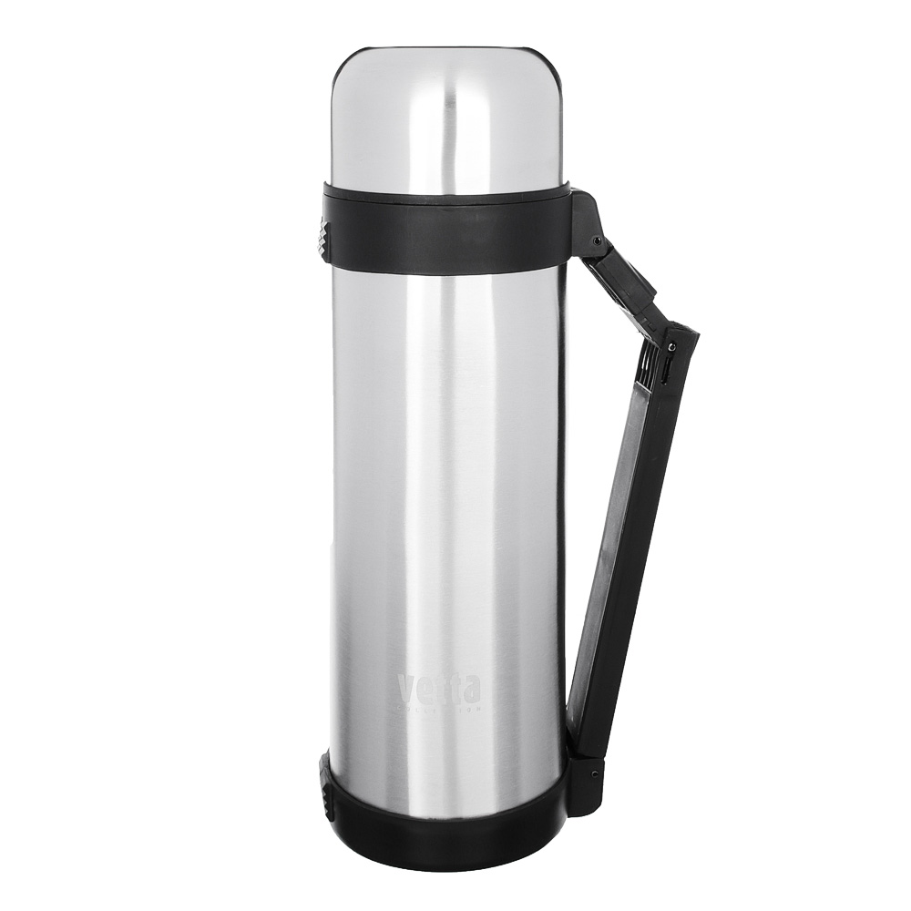 VETTA Metal thermos "Tourist" with wide neck 1.80 l silver