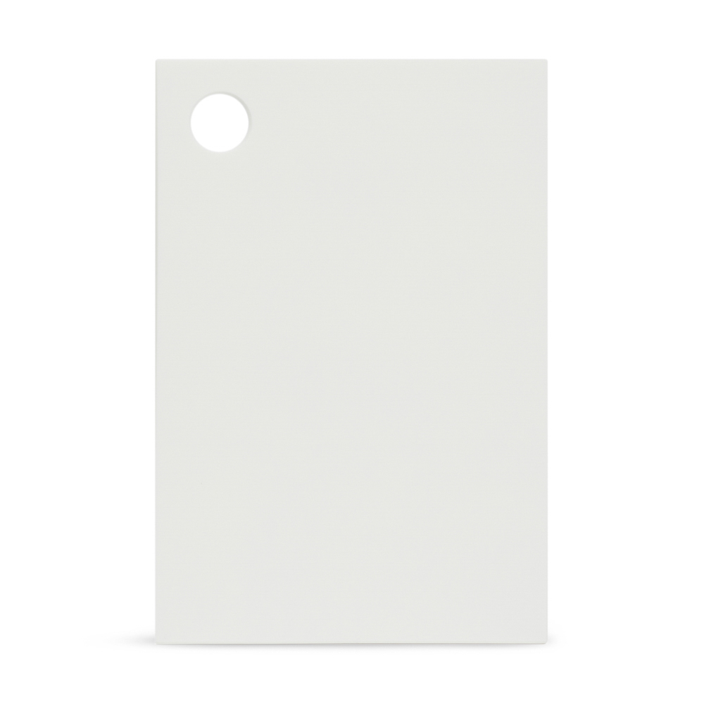 BY COLLECTION Доска разделочная 36x24x1,2см, акриловый камень, цвет белый