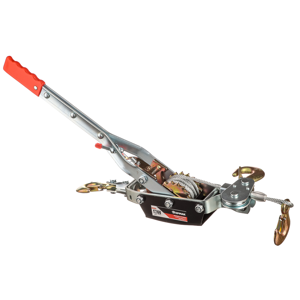 ERMAK Manual lever winch TR8041-4 4t, cable length 3m