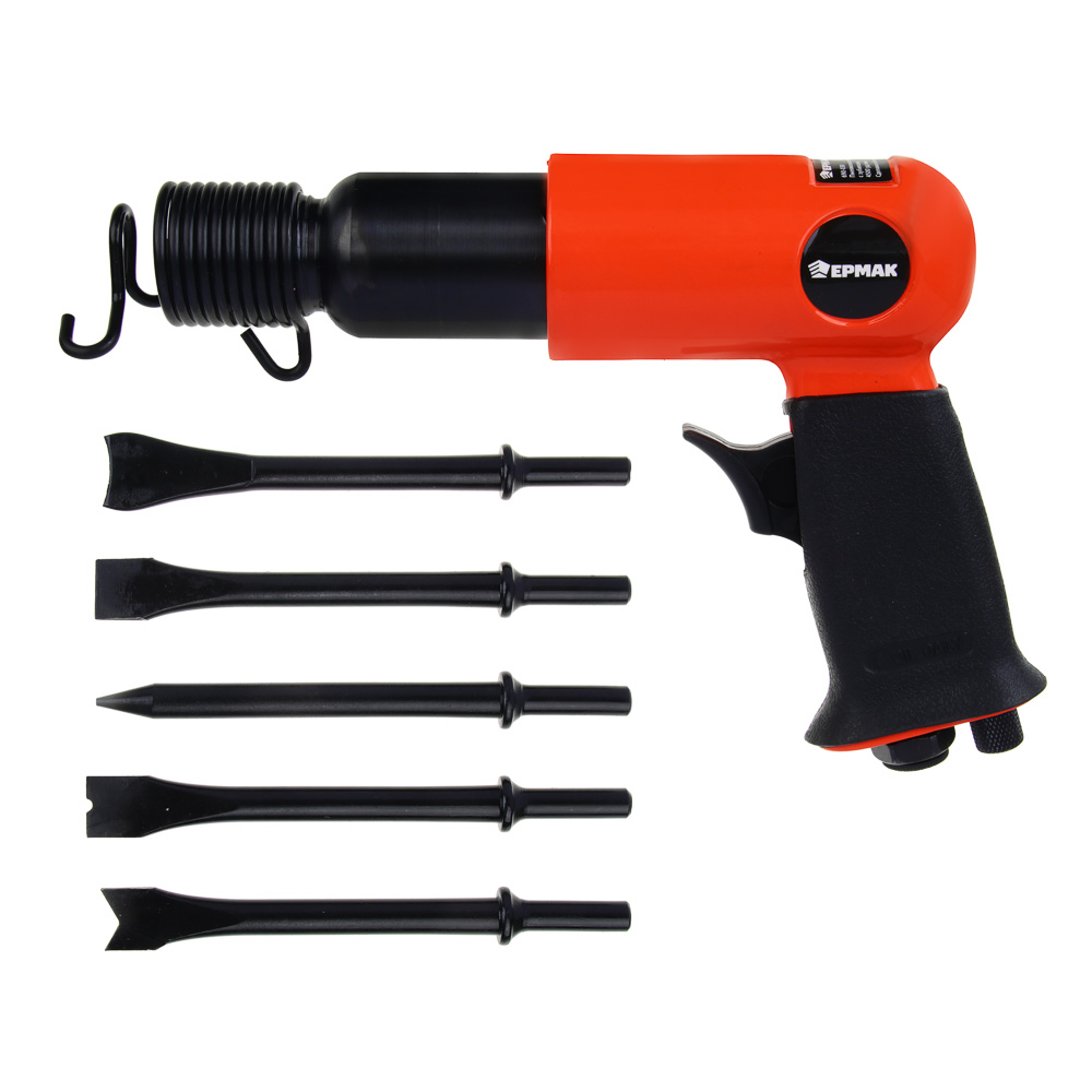 ERMAK Pneumatic hammer with chisels, 4500 beats/min