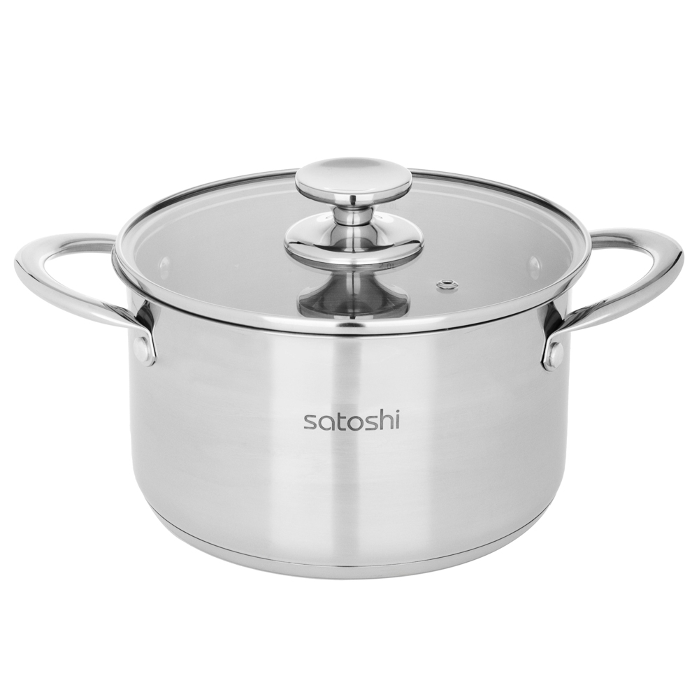 SATOSHI Asti Pan 20x11.5cm. 3.6l. from glass lid, induction