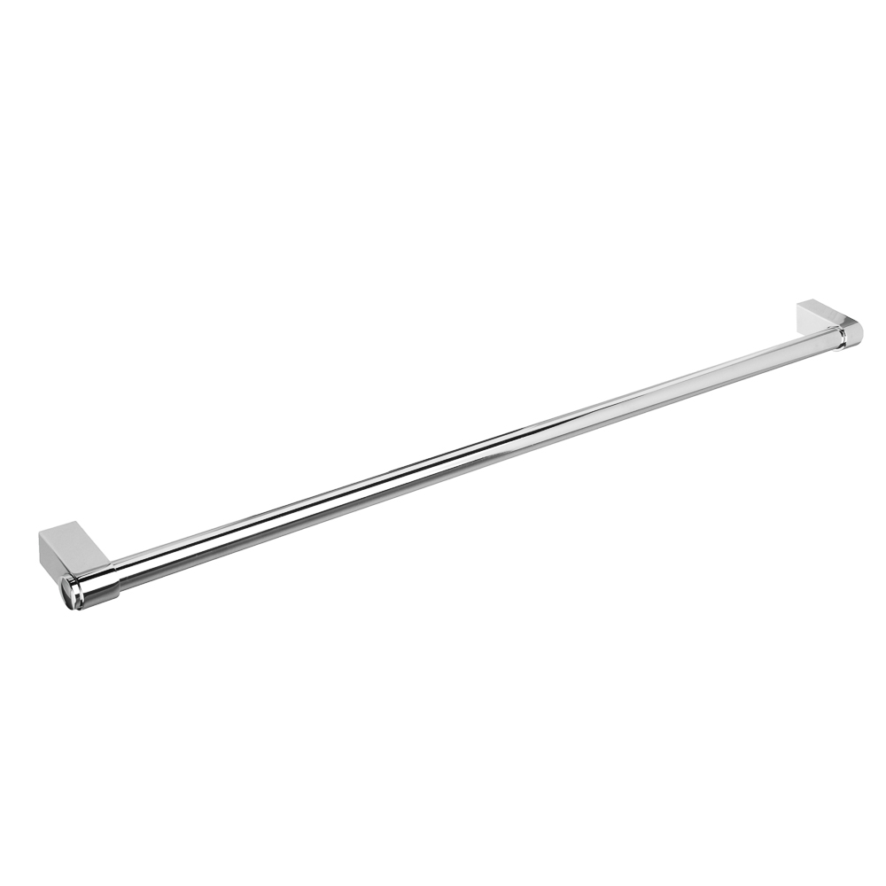 ARTEX Set Railing 60cm + 2 holders + 2 plugs + 6 hooks chrome steel, 28-03-00