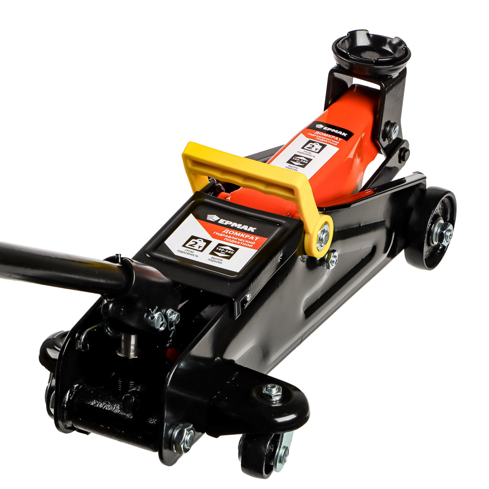 ERMAK Hydraulic rolling jack 2 t, in a case, lifting height 140-340mm