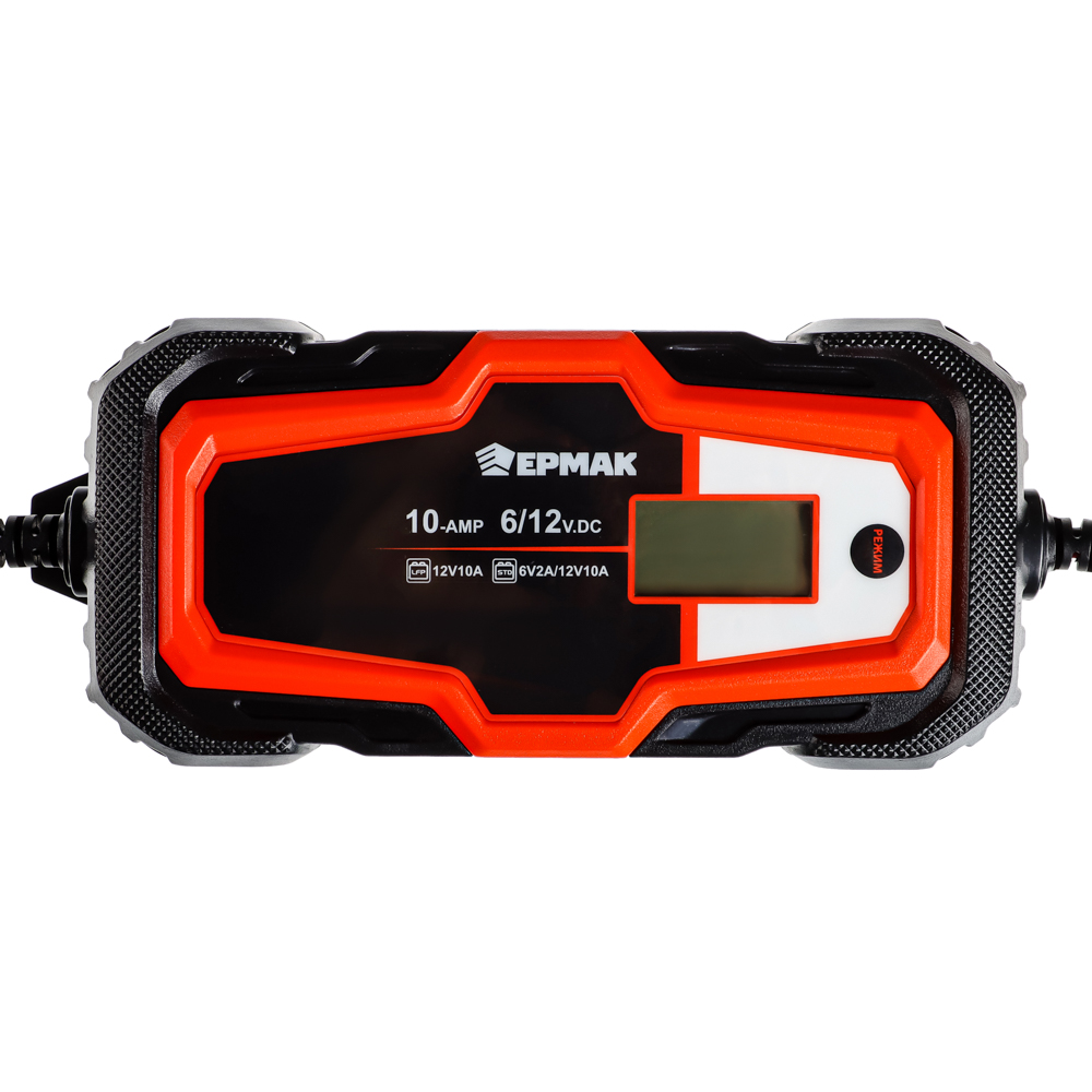 ERMAK Automatic battery charger, 10A, digital display